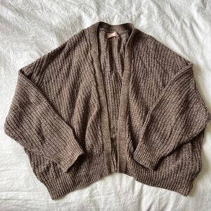 Urban Outfitters Oversized Brown Cardigan